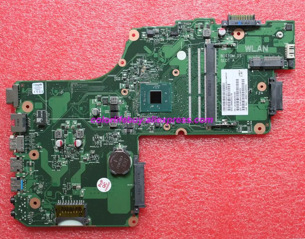 Genuine V000325170 DB10BM 6050A2623101 w N2820 CPU Laptop Motherboard Mainboard for Toshiba C55 C55T Notebook PC