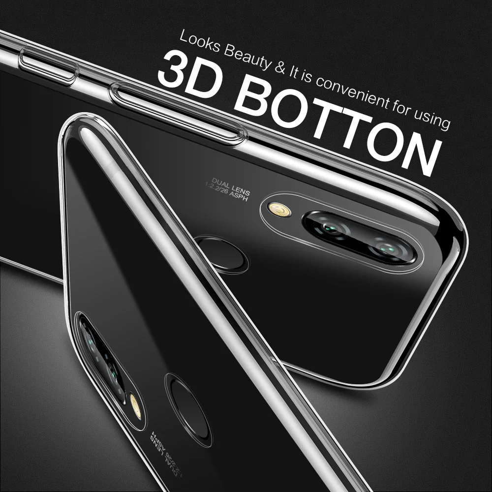 CASEIER Прозрачный чехол для Huawei P20 P10 P9 P8 Lite Plus Ультратонкий Мягкий ТПУ Honor 9 4X 6X Capa |