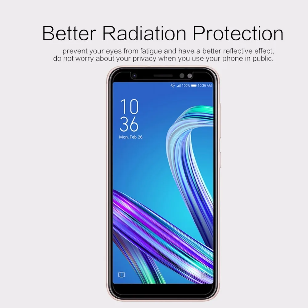 Для Asus Zenfone Max M1 ZB555KL защита для экрана NILLKIN кристально прозрачная/Матовая