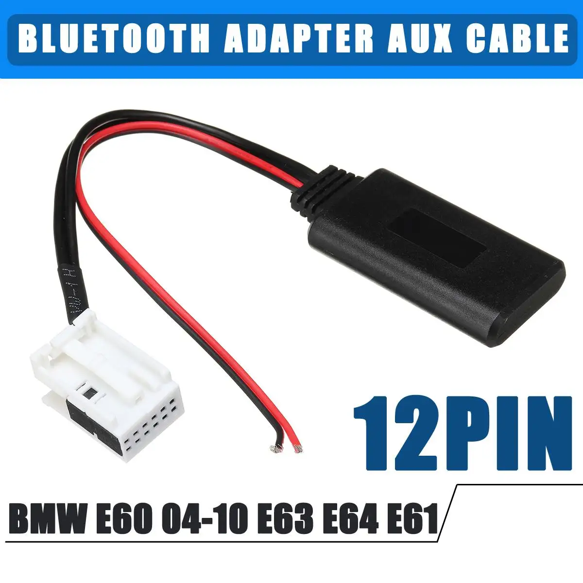 12Pin bluetooth адаптер беспроводной Радио стерео Aux кабель подключения внешнего аудио