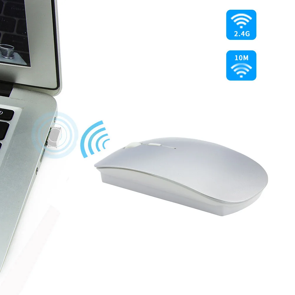 Беспроводная мышь CHYI Bluetooth 4 0 + 2 ГГц Двухрежимная эргономичная ультратонкая
