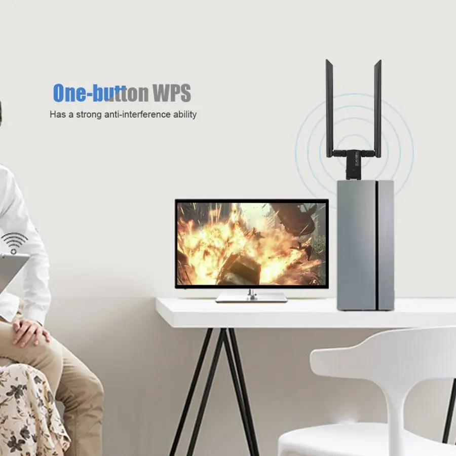 RTL8812AU AC USB 3 0 5 8G двухдиапазонный Wifi адаптер беспроводной сетевой для ноутбука и