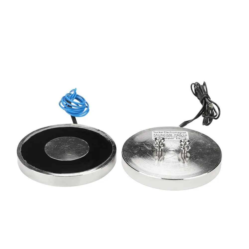 80/10 удерживающий Электрический Magmet 30 кг DC 12V 24V подъемный соленоидный присоска