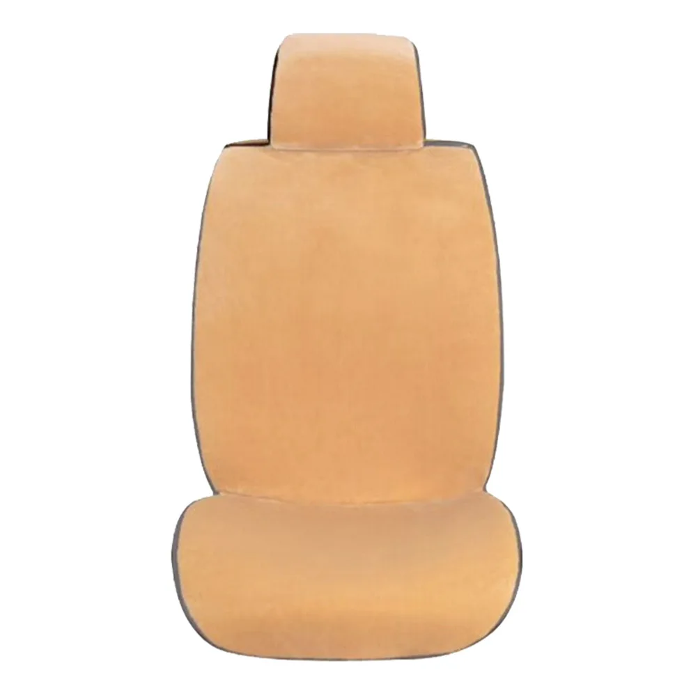 1 PC Warm Car Seat Cover for Front Soft Fluffy Winter Cushion Fits Most Truck SUV Seats(Light Yellow) | Автомобили и мотоциклы