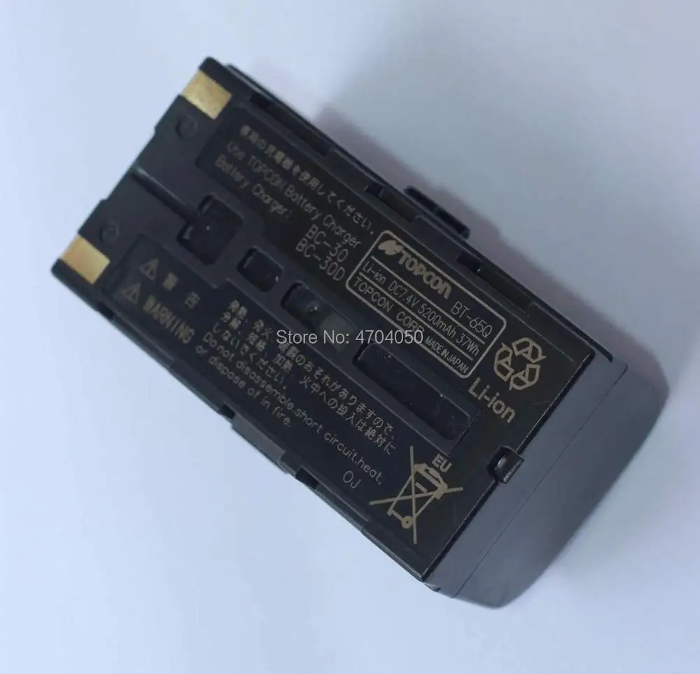 Совершенно новый BT-65Q литий-ионный аккумулятор для TOPCON GTS-750/GPT-7500 всего станций 7 4 V