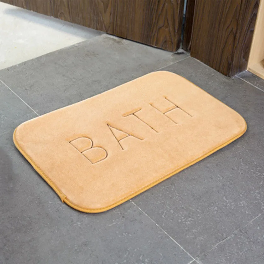 Водопоглощающий нескользящий мягкий коврик для ванной комнаты Memory Foam ног