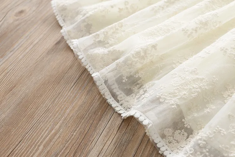 baby girl lace dress ruffles wedding solid summer kids dresses party boutiques children clothing YB | Детская одежда и обувь