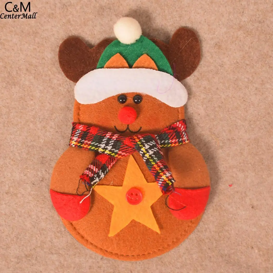 Рождественский день отель домашний мешок держатель украшения предметы ресторан