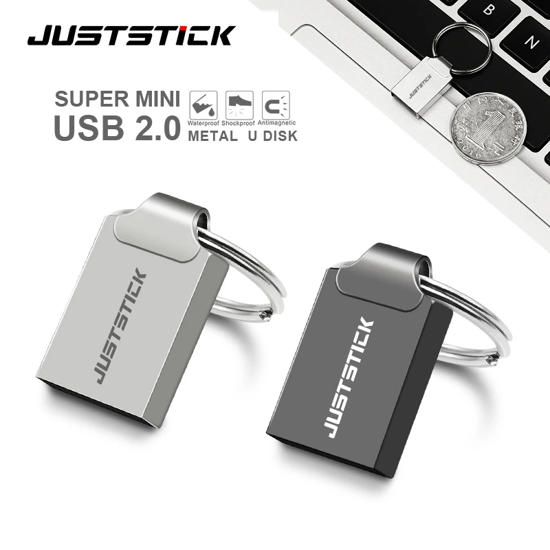 USB Flash Drive 64GB 32GB Mini Portable metal U Disk pendrive 8GB 16GB memory stick Pendrives Car Pen for PC Laptop | Компьютеры и