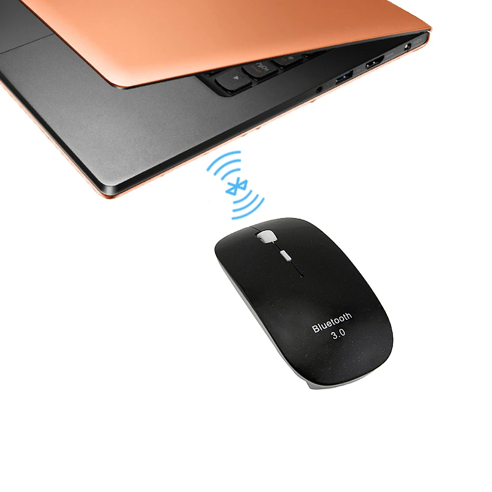 Беспроводная ультратонкая оптическая игровая мышь CHUYI Bluetooth 3 0 1200DPI с адаптером 4