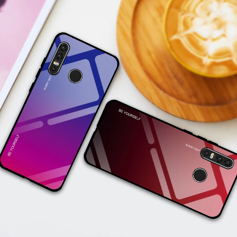 Градиентный телефонный чехол для huawei Y6 Prime 2019 P30 P20 Lite Pro Micolorful Shell стеклянный Honor 10i