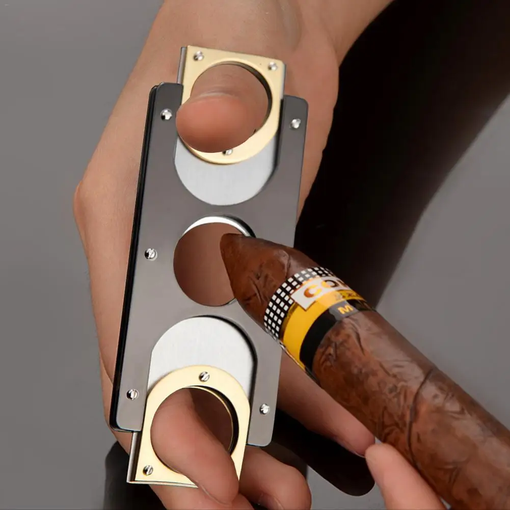 Превосходный из нержавеющей стали сигары резак безопасный режущий инструмент