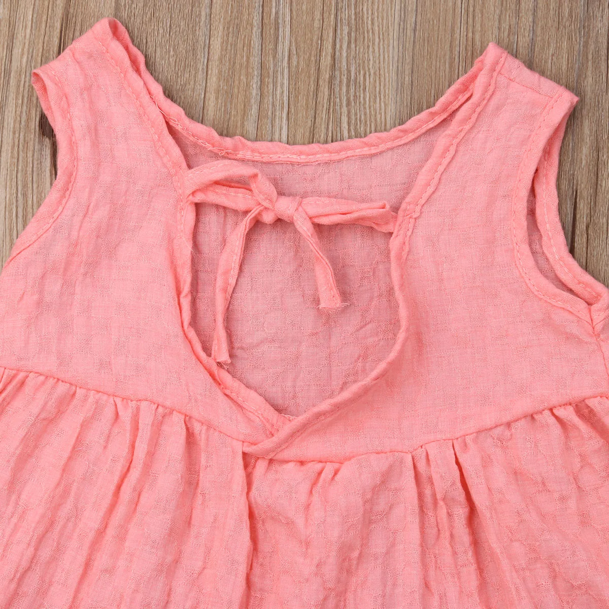 Комплект одежды для маленьких девочек летняя повседневная футболка без рукавов +