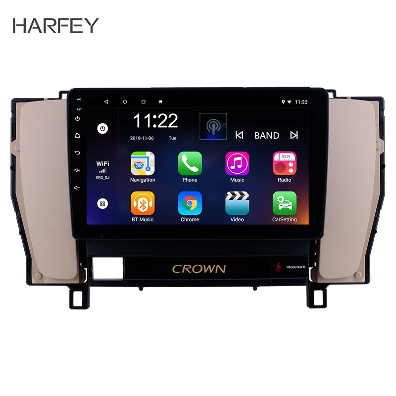 Harfey GPS автомобильный Navi Радио 9 &quotHD Android 10 0 для Toyota старая Корона левая рука 2010 2014
