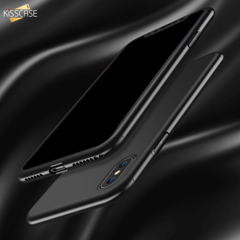 KISSCASE 360 Полный чехол для Samsung Galaxy A7 A9 A6 A8 J4 J6 плюс J8 2018 A3 A5 2017 J3 J5 J7 2016 |