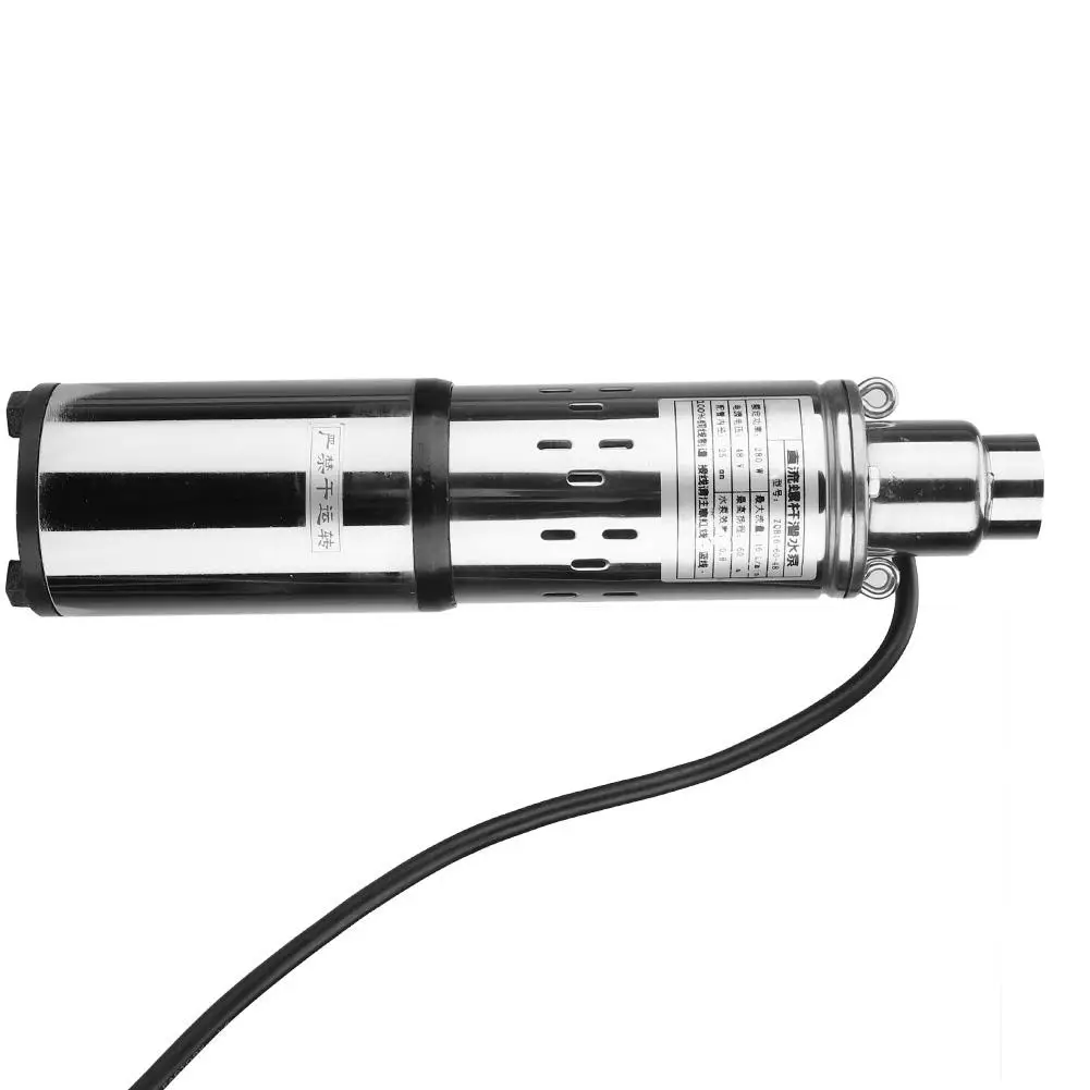 DC48V Deep Well Submersible Screw Pump Stainless Steel Electric Water for Farmland irrigation New | Обустройство дома