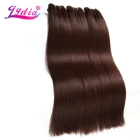 lydia synthetic hair extension 3pieceslot straight yaki weaving 10 26 inch pure color 33 100 futura hair bundles