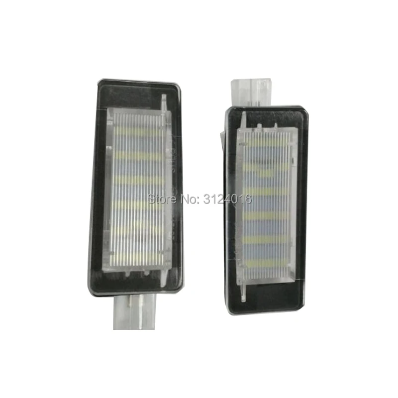 2 шт. x dahosun Светодиодная лампа для номерного знака Renault Espace MK403 2010 Scenic MK2 03 09 Laguna II