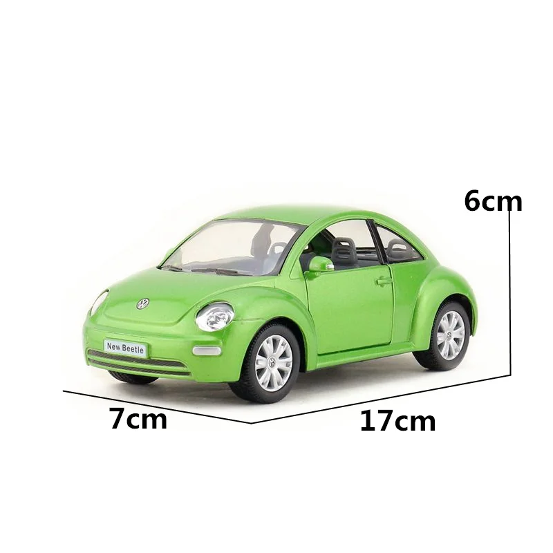 Литая металлическая модель KINSMART/масштаб 1:24/Volkswagen New Beetle toy/Pull Back Car/для детского