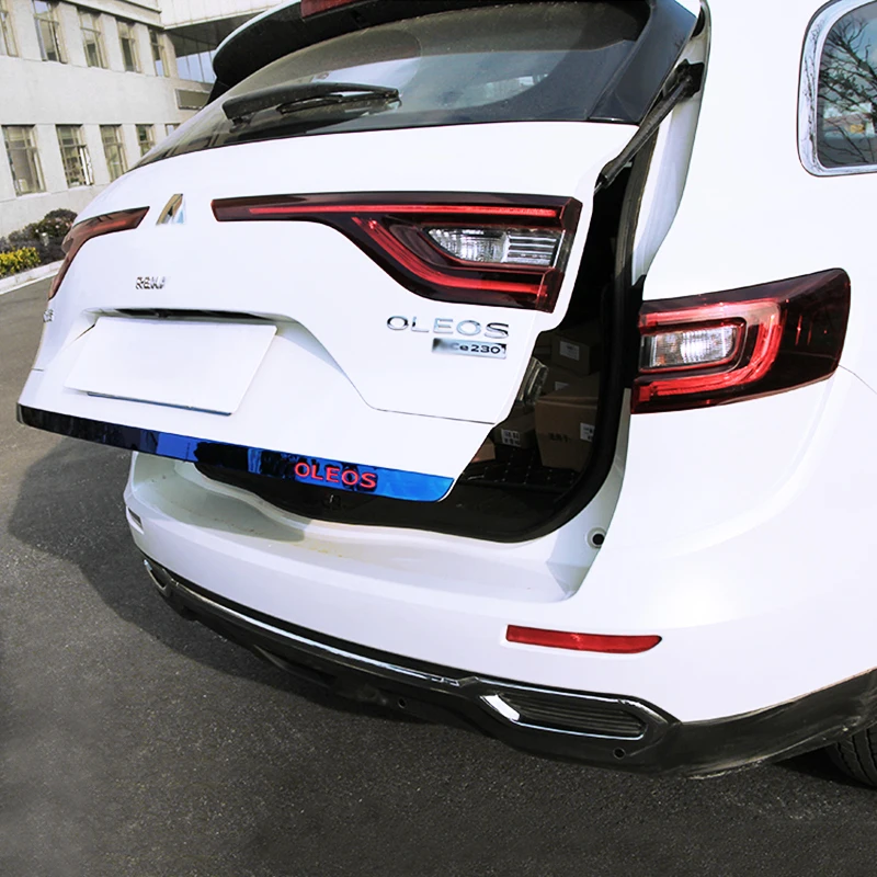 Наклейка на заднюю дверь автомобиля из нержавеющей стали для Renault Koleos 2017 2018