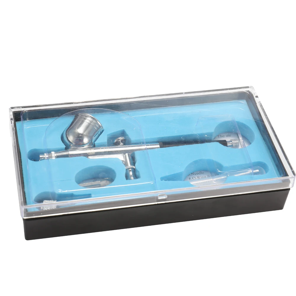 Аэрограф Двойного действия пистолет распылитель воздушный компрессор комплект