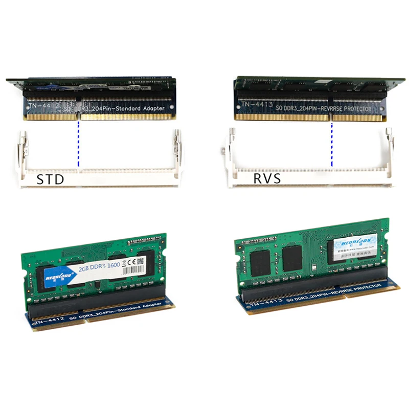 Адаптер памяти SO DIMM 204PIN DDR3 для RVS STD 204Pin слот|Платы расширения| |