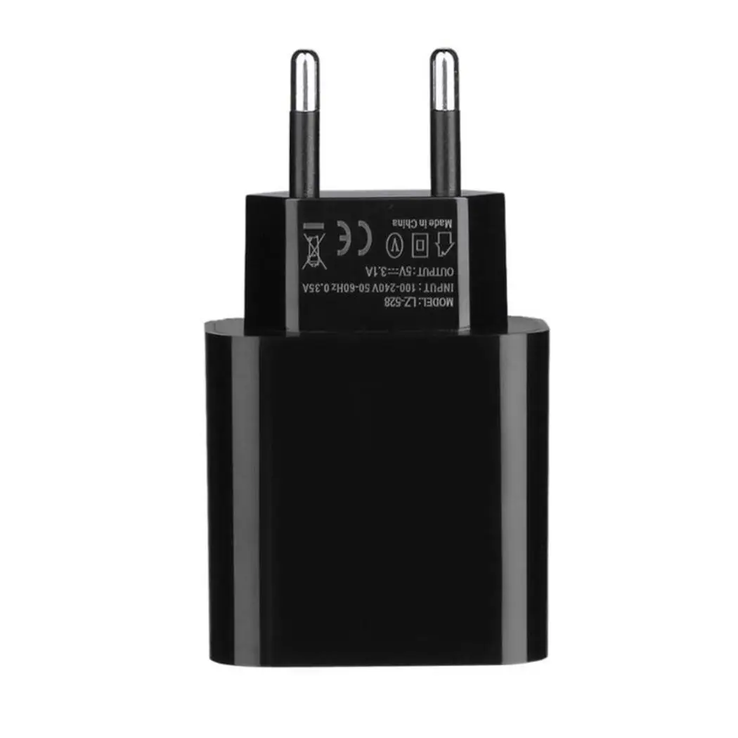 3 порта USB портативный для мобильного телефона 100 240 В 50/60 Гц белый черный 5V 3.1A