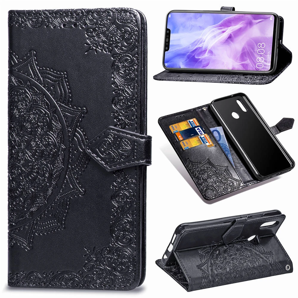 HKKAIS flip case For Huawei Nova 3 Bracket Drop-proof Storage Wallet cover | Мобильные телефоны и аксессуары