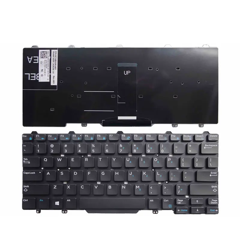 Новая английская клавиатура для ноутбука Dell Latitude 3340 E3340 7350 E5450 E7450 5450 7450 Версия США