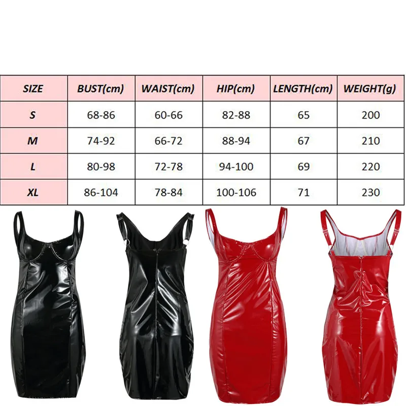 Модное летнее женское облегающее платье из искусственной кожи Клубное вечерние