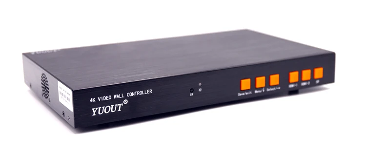 YUOUT 4K @ 60Hz HDMI 2x2 видео настенный контроллер DP/HDMI процессор 4TV показывает Сращивание