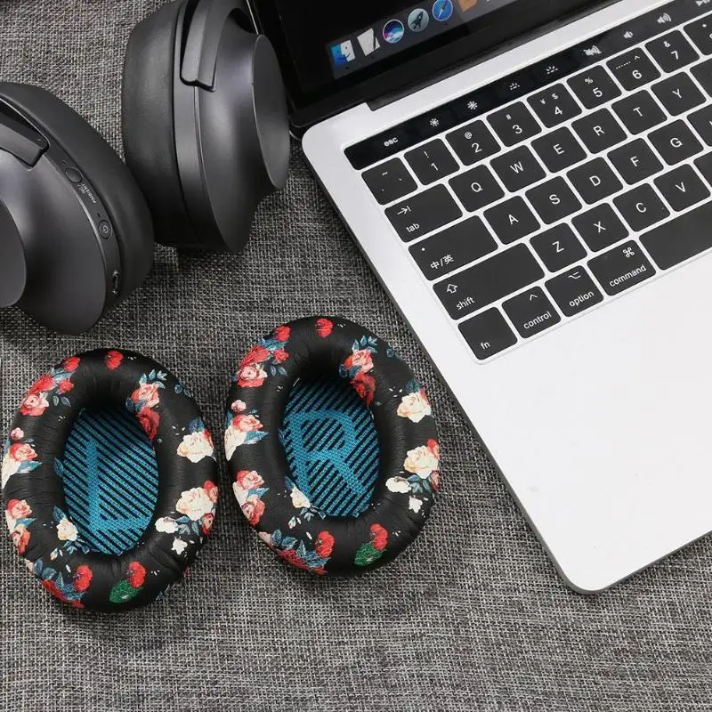 1 пара сменных кожаных подушечек для наушников L/R подушечки Bose Quietcomfort 2 QC2 QC15 QC25 AE2