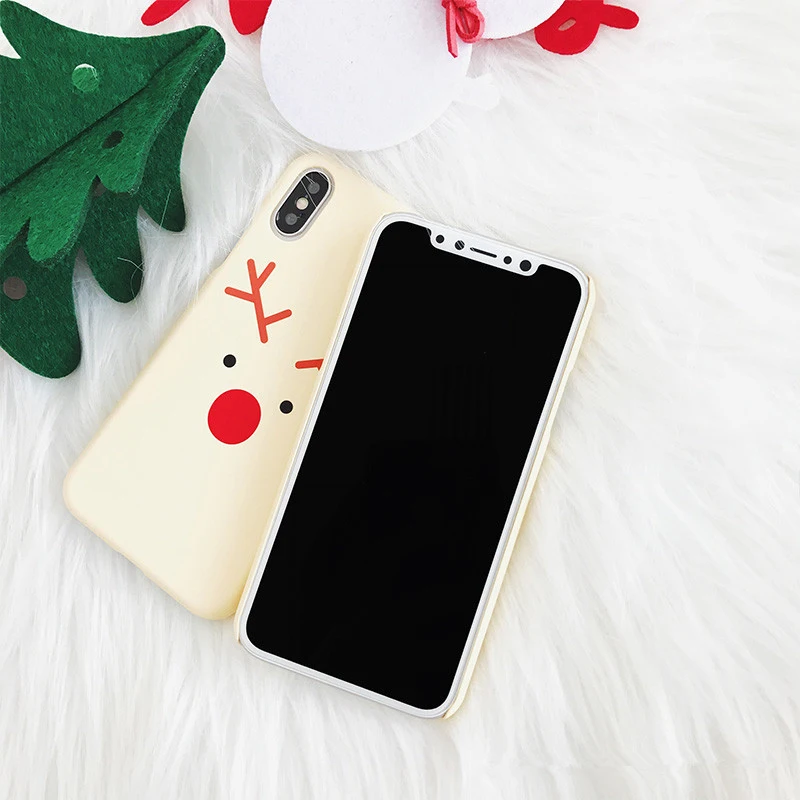 Pushingbest милый мультфильм Лось мобильный чехол для телефона IphoneX 6s 7 8 плюс