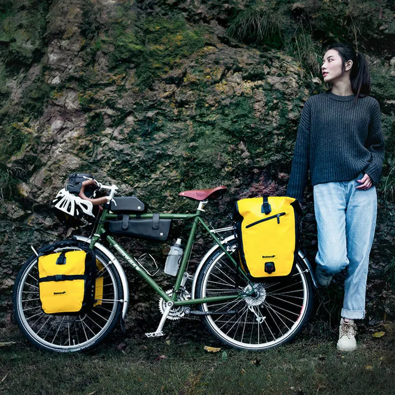 25L-27L Водонепроницаемая велосипедная сумка MTB дорожный велосипед задняя стойка