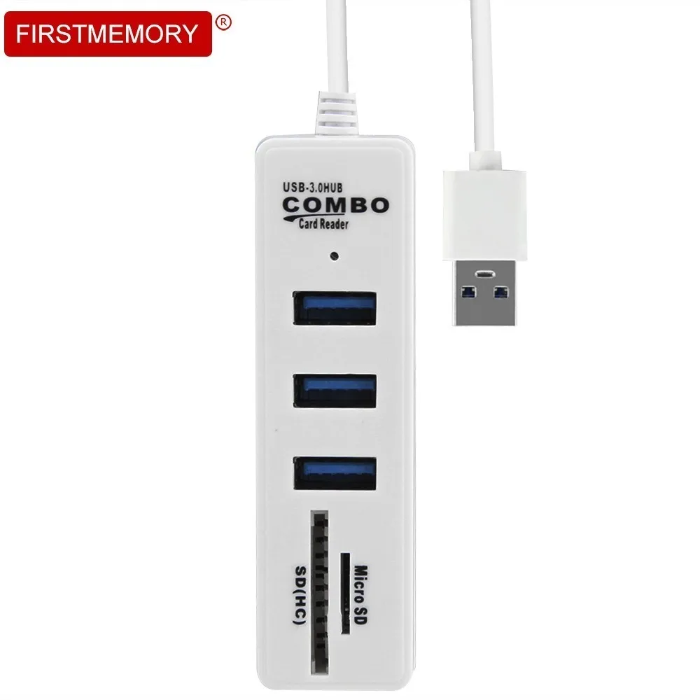USB 3 0 концентратор порта Micro SD комбинированный Мульти 2 в 1 высокоскоростной