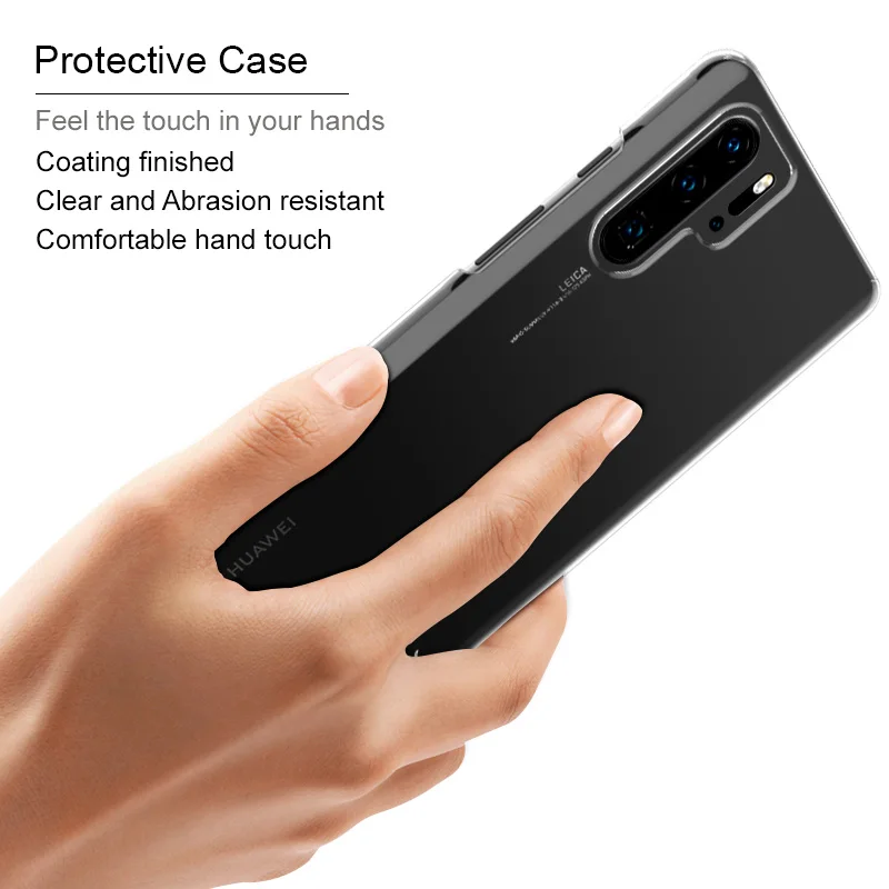 Для Huawei P30 чехол Pro Чехол Imak жесткие пластиковые чехлы для телефонов Прозрачная