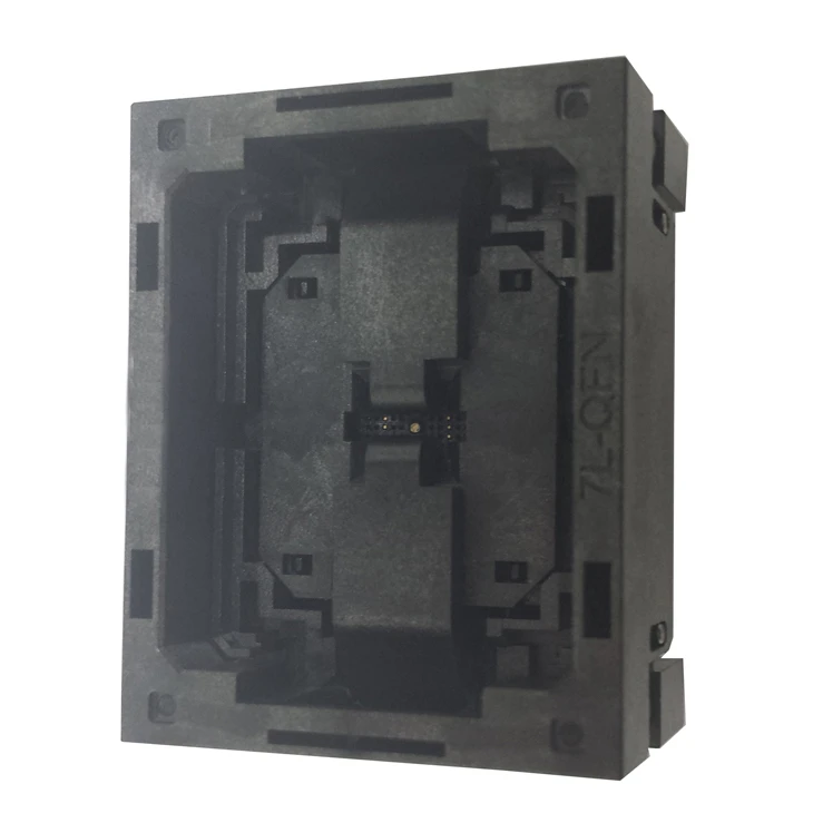 QFN48 гореть в разъем MLF48 IC Тесты Socket шаг 0 5 мм с открытым верхом чип Размеры 7*7 флэш