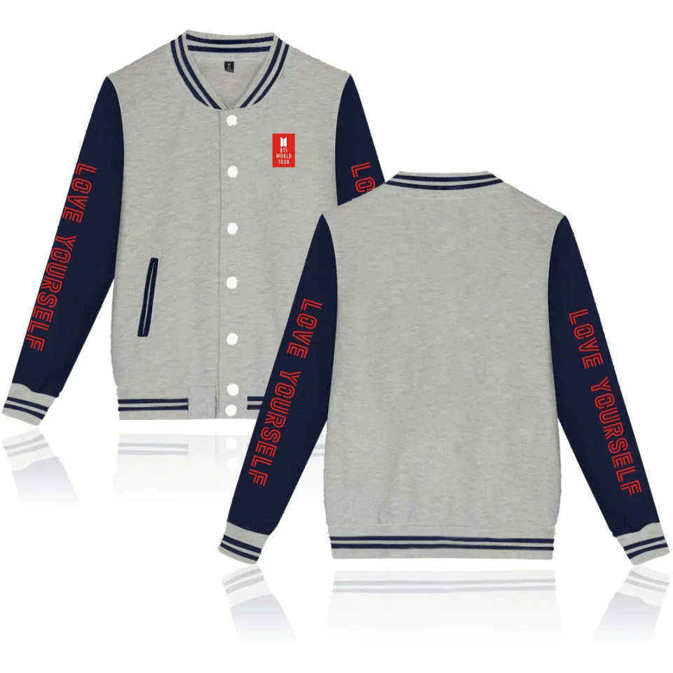 Kpop BTS LOVE YOURSELF World Tour Streetwear Basketball Hoodies Women Men Korean Sweatshirts Harajuku Friends Hip Pop Tracksuit |
