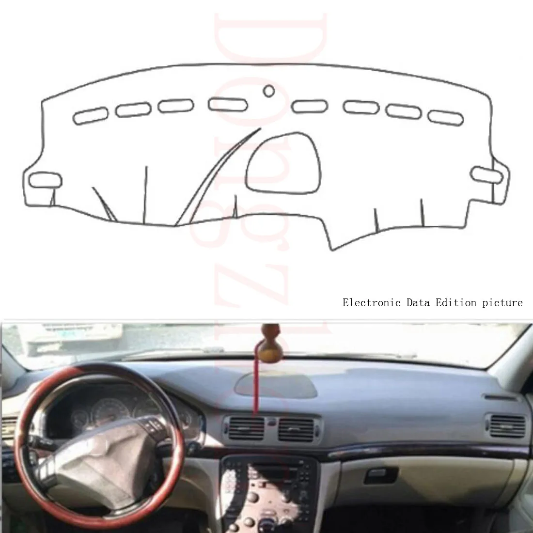 Dongzhen подходит для Volvo S80 2004 до 2006 приборной панели автомобиля крышка Избегайте