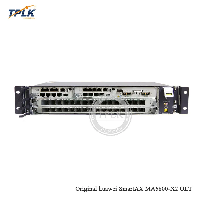 HW MA5800 X2 OLT обеспечивает 16 портовый доступ 10G GPON с 2 * MPSC (4*10G) + 1 PISB DC поддерживает