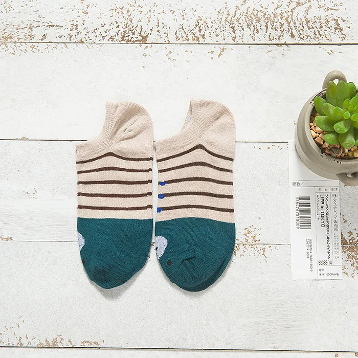 

summer comfortable cotton girl women's socks ankle low female invisible color girl boy hosier 1pair=2pcs caji20