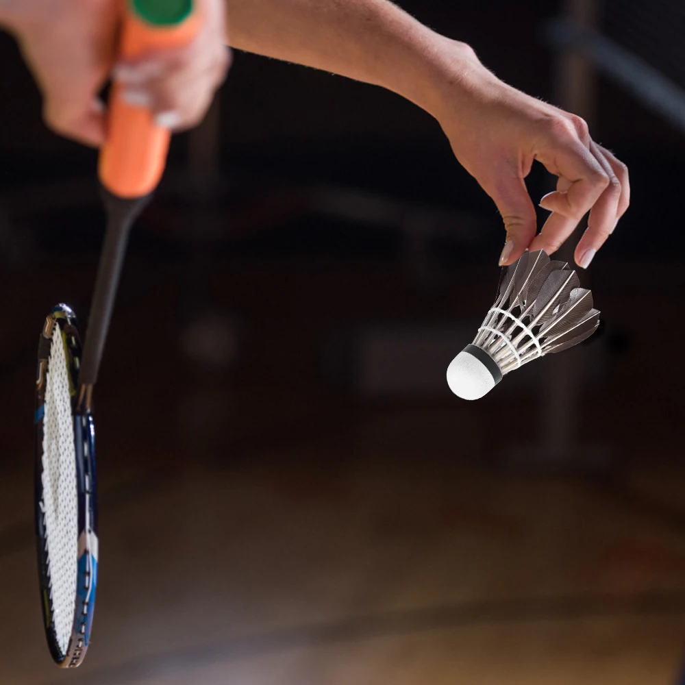 12 шт/баррель утиное перо мяч для бадминтона Волан крытый спорт на открытом