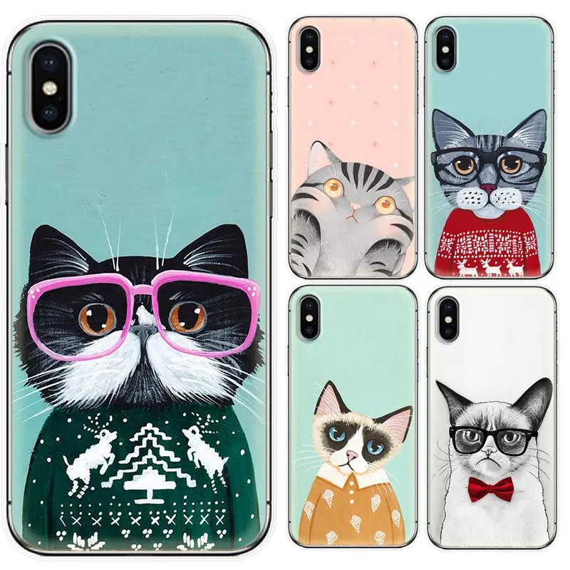 Soft Phone Case Cute Cartoon Series For Alcatel U5/ A7/ 1X/ 3C/ 3V/ 3X/ 5/ 5V/ 7 Colorful Animals Painted TPU Silicone Cover |