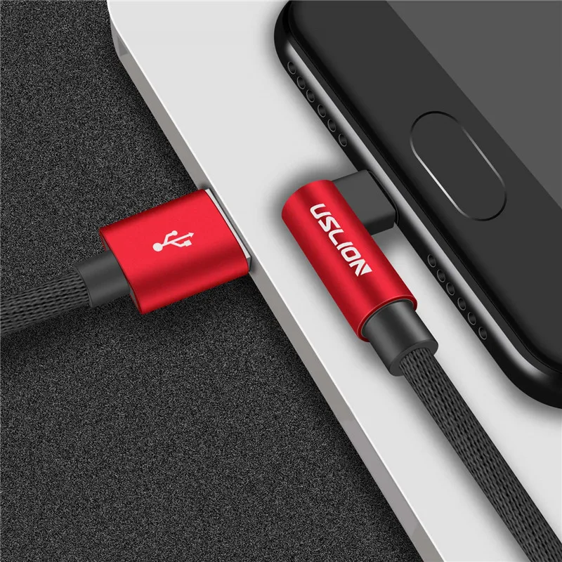 USLION USB кабель Быстрая зарядка type c для samsung huawei Xiaomi One Plus 6 т 5 T телефон зарядное