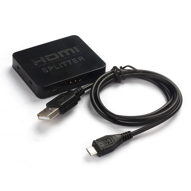 Новый 2 выхода 1 вход HDMI Сплиттер Усилитель Переключатель коробка концентратор