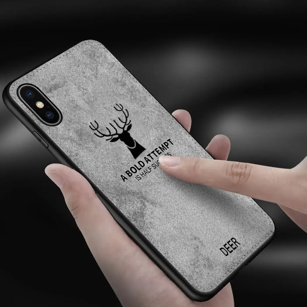 Противоударный чехол для телефона с оленем iphone7 8 Plus Pocophone Lite iphoneX XS Xs max