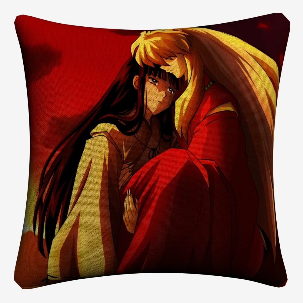 Классические Декоративные наволочки Inuyasha Kagome в стиле аниме для дивана домашний