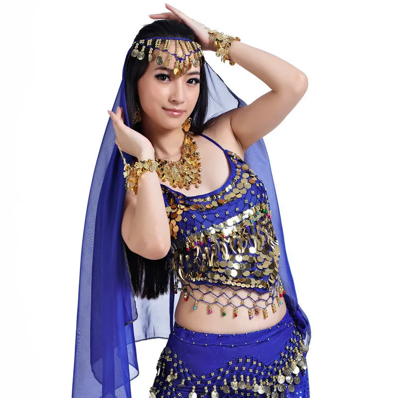 Новая ручная цепочка на голову + вуаль для танца живота головной убор