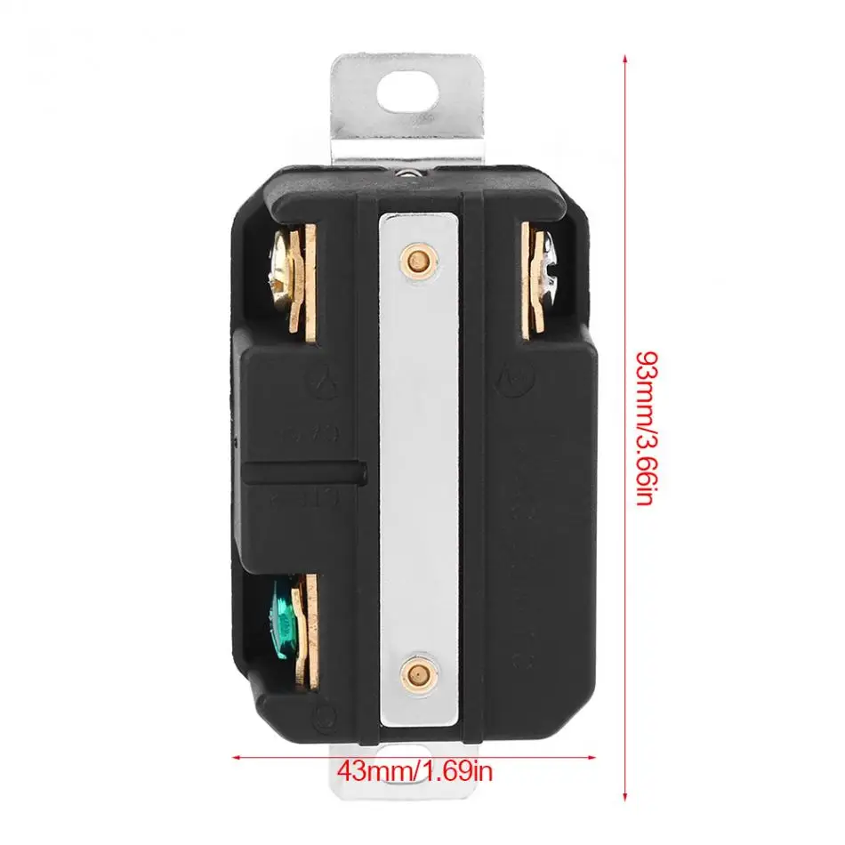 NEMA L6-30R 30A 250V фиксирующая электрическая розетка для сборки шнура генератора
