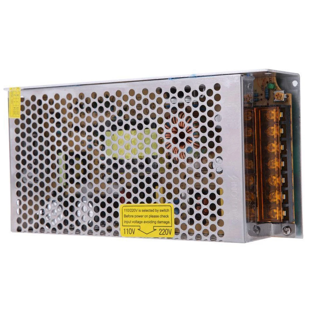 DC 12V 200W регулируемый светодиодный переключатель напряжения трансформатор